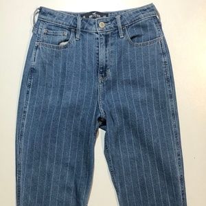 Hollister verticle stripped jeans